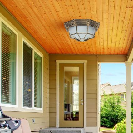 Rabalux - Luz de teto de exterior 1xE27/100W/230V IP44