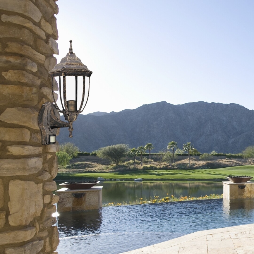 Rabalux - Luz de exterior com sensor 1xE27/60W/230V