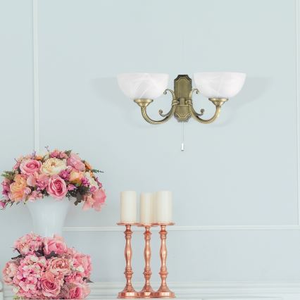 Rabalux - Luz de parede 2xE14/40W/230V