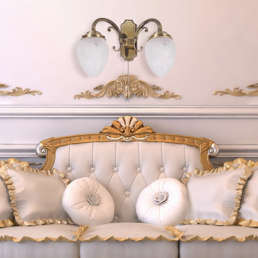 Rabalux - Luz de parede 2xE14/40W/230V