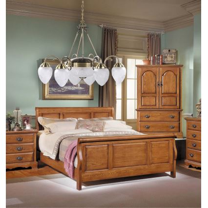 Rabalux - Candelabro numa corrente 6xE14/40W+2xE27/60W