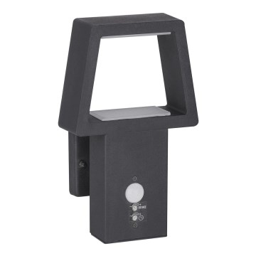 Rabalux 8668 - Iluminação exterior com sensor ARIZONA 1xLED/10,5W/230V IP44