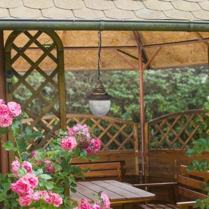 Rabalux - Lustre de exterior 1xE27/60W/230V