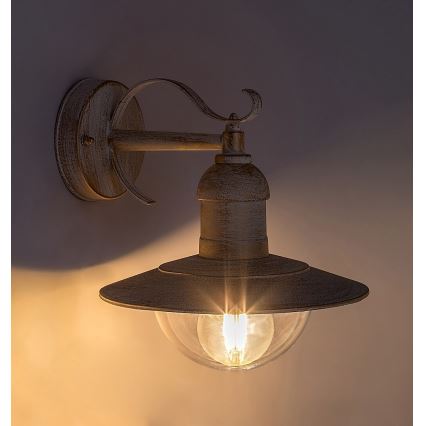 Rabalux - Luz de parede de exterior 1xE27/60W/230V IP44