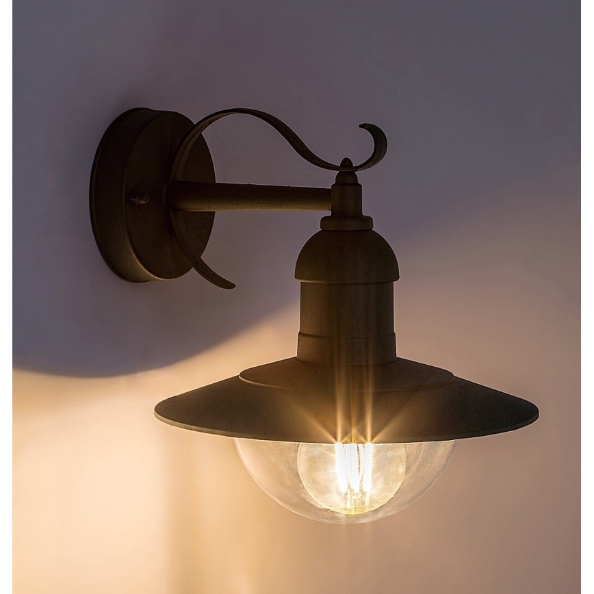 Rabalux - Luz de parede de exterior 1xE27/60W/230V IP44