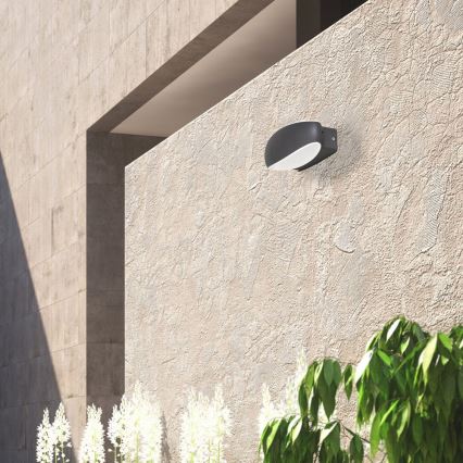 Rabalux 8705 - Luz de parede LED de exterior BRISTOL 1xLED/9W IP54