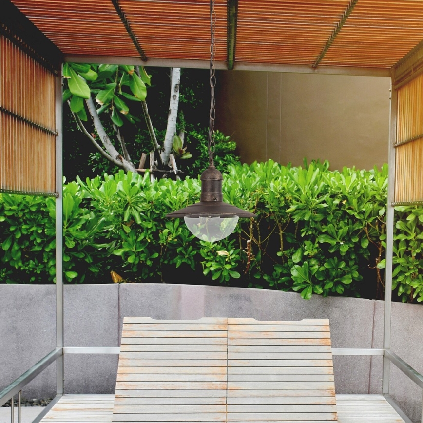 Rabalux - Luz pendente de exterior 1xE27/60W IP44