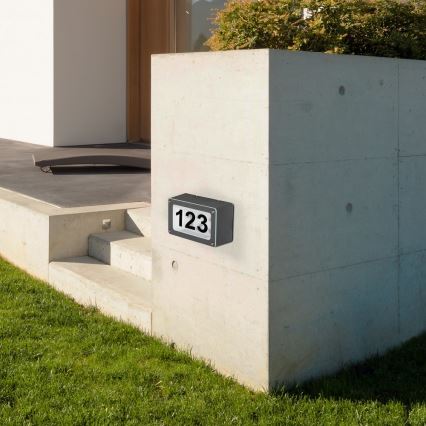 Rabalux - Luz de parede LED de exterior 1xLED/12W IP54