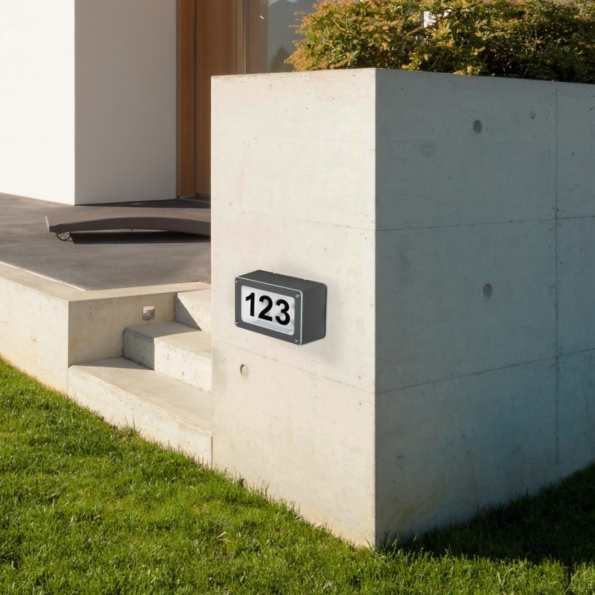 Rabalux - Luz de parede LED de exterior 1xLED/12W IP54