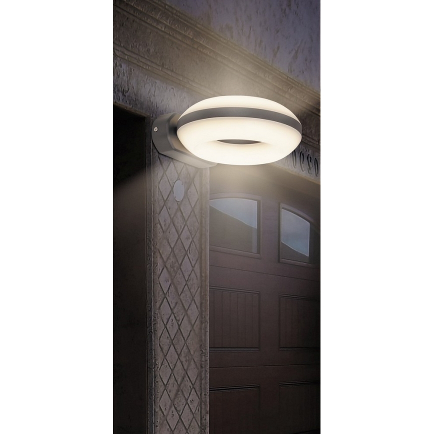 Rabalux 8770 - Luz de parede LED de exterior GRAZ 1xLED/12W IP54