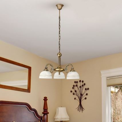 Rabalux - Candelabro numa corrente 3xE27/40W/230V