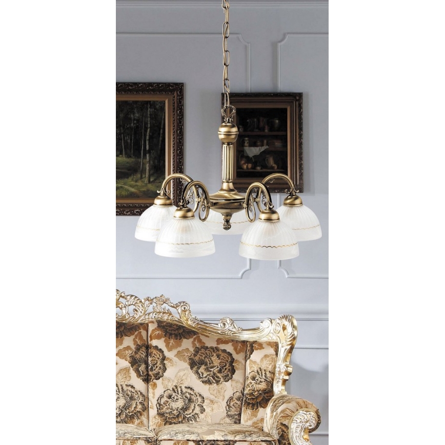 Rabalux 8815 - Candelabro numa corrente FLOSSI 5xE27/40W/230V