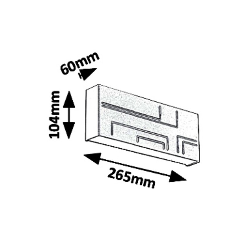 Rabalux 8873 - Luz de parede LED de exterior MARIBOR LED/12W/230V IP65
