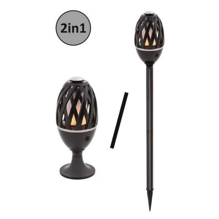 Rabalux - Luz de exterior LED LED/5W/com bateria recarregável USB IP65