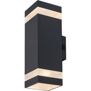 Rabalux - Aplique de parede exterior LED/16W/230V IP65 antracite