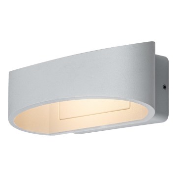 Rabalux - Aplique de parede LED para exterior, 9 W, 230 V, IP54, branco