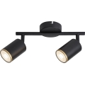 Rabalux - Candeeiro de focos 2xGU10/15W/230V preto