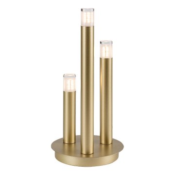 Rabalux - Candeeiro de mesa 3xG9/5W/230V dourado