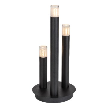 Rabalux - Candeeiro de mesa 3xG9/5W/230V preto