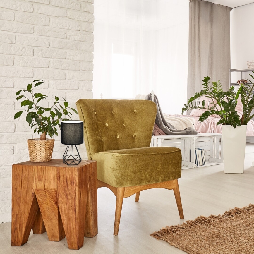 Rabalux - Candeeiro de mesa E14/40W/230V preto