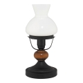 Rabalux - Candeeiro de mesa E27/60W/230V nogueira