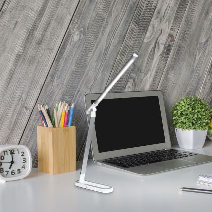 Rabalux - Candeeiro de mesa LED com regulação através do toque LED/7W/230V branco