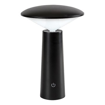 Rabalux - Candeeiro de mesa tátil LED com regulação POLPERRO LED/3W/3,7V 1200mAh preto