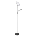 Rabalux - Candeeiro de pé LED regulável LED/23W/230V 3000/4200/6500 preto