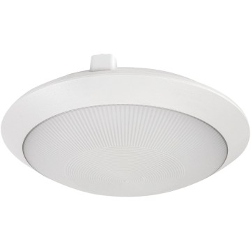 Rabalux - Candeeiro de tecto exterior 1xE27/9W/230V IP65 Ø 30 cm branco
