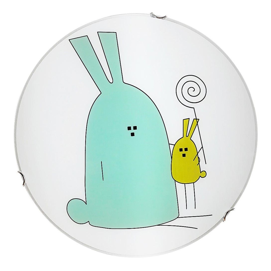 Rabalux - Candeeiro de tecto infantil 2xE27/60W/230V pr. 40 cm