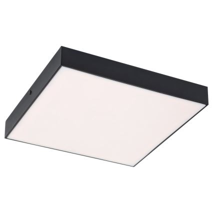 Rabalux - Candeeiro de Teto LED/18W/230V 3000-6000K IP44 preto 17,5x17,5 cm
