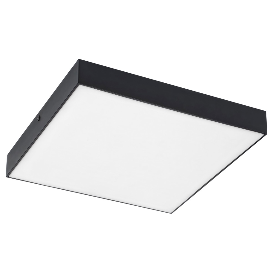 Rabalux - Candeeiro de Teto LED/18W/230V 3000-6000K IP44 preto 17,5x17,5 cm