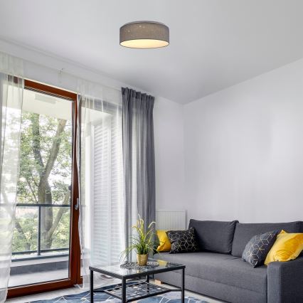 Rabalux - Luminária de teto LED/22W/230V cinza Ø 40 cm