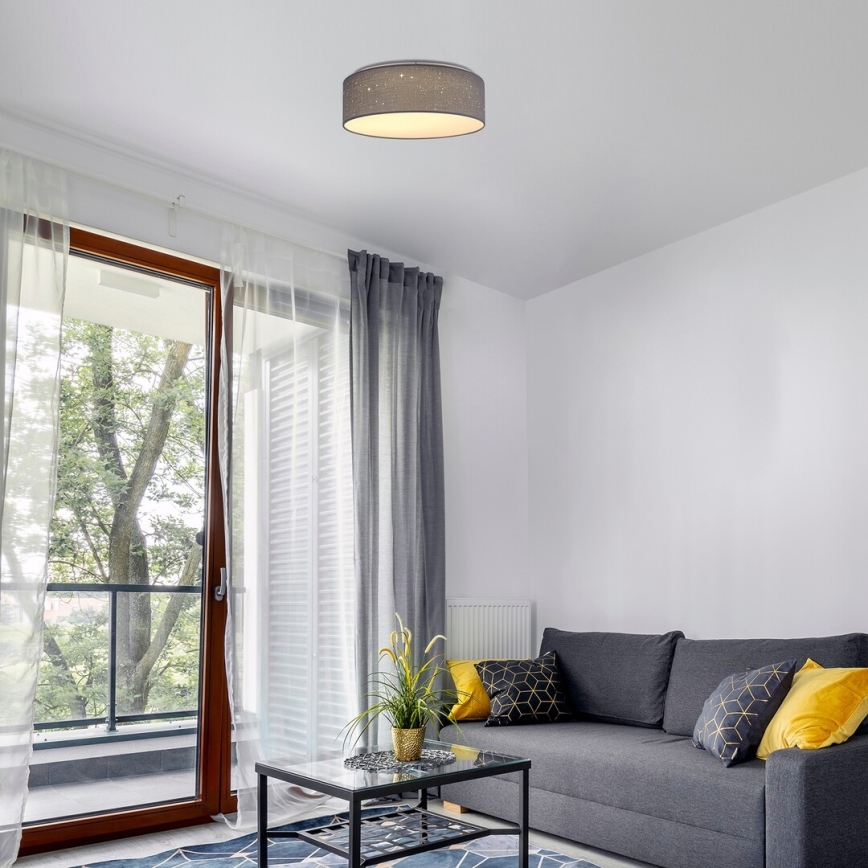 Rabalux - Luminária de teto LED/22W/230V cinza Ø 40 cm