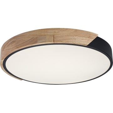 Rabalux - Candeeiro de tecto LED/24W/230V 4000K Ø 41 cm preto/carvalho