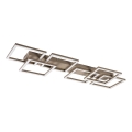 Rabalux - Candeeiro de tecto LED dimável LED/40W/230V 3000-6500K 33x100 cm bege + controlo remoto