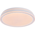 Rabalux - Candeeiro de tecto LED dimerizável LED/23W/230V 3000-6500K diâmetro 38,5 cm branco + comando remoto