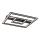 Rabalux - Candeeiro de tecto LED LED/48W/230V 3000K preto 48,5x48,5 cm