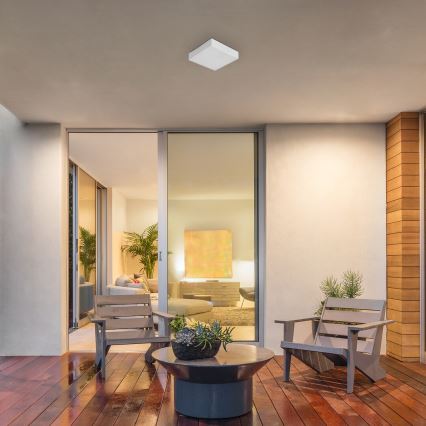 Rabalux - Plafon LED de tecto para casa de banho LED/18W/230V 2800-6000K IP44 branco 17,5x17,5 cm