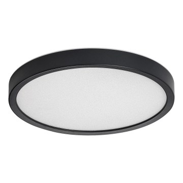 Rabalux - Candeeiro de tecto LED para casa de banho LED/18W/230V 3000/4000/6000K diâmetro 29 cm IP44 preto