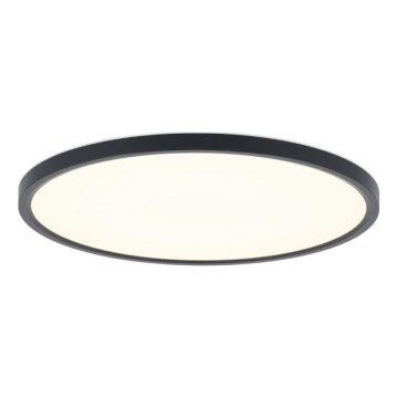 Rabalux - Candeeiro de tecto LED para casa de banho LED/24W/230V 3000/4000/6000K diâmetro 40 cm IP44 preto