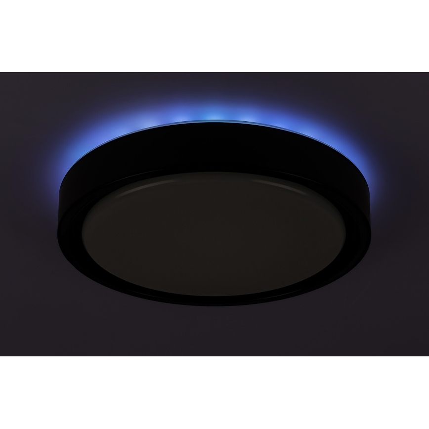 Rabalux - Candeeiro de tecto LED RGB regulável com sensor LED/28W/230V 2700-5000K Ø 36 cm + comando à distância