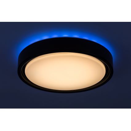 Rabalux - Candeeiro de tecto LED RGB regulável com sensor LED/28W/230V 2700-5000K Ø 36 cm + comando à distância