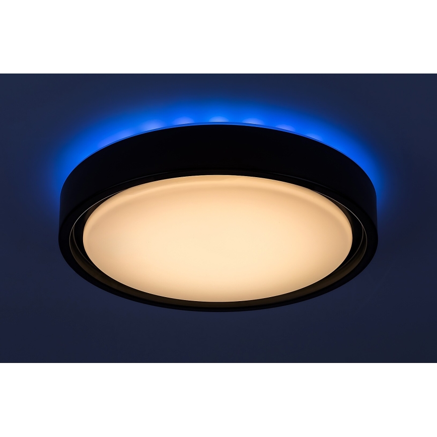 Rabalux - Candeeiro de tecto LED RGB regulável com sensor LED/28W/230V 2700-5000K Ø 36 cm + comando à distância