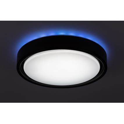 Rabalux - Candeeiro de tecto LED RGB regulável com sensor LED/28W/230V 2700-5000K Ø 36 cm + comando à distância