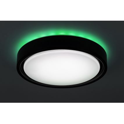 Rabalux - Candeeiro de tecto LED RGB regulável com sensor LED/28W/230V 2700-5000K Ø 36 cm + comando à distância