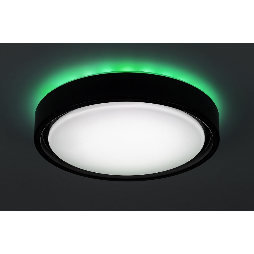 Rabalux - Candeeiro de tecto LED RGB regulável com sensor LED/28W/230V 2700-5000K Ø 36 cm + comando à distância