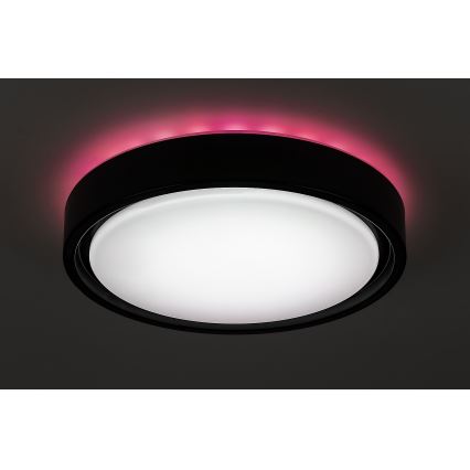 Rabalux - Candeeiro de tecto LED RGB regulável com sensor LED/28W/230V 2700-5000K Ø 36 cm + comando à distância