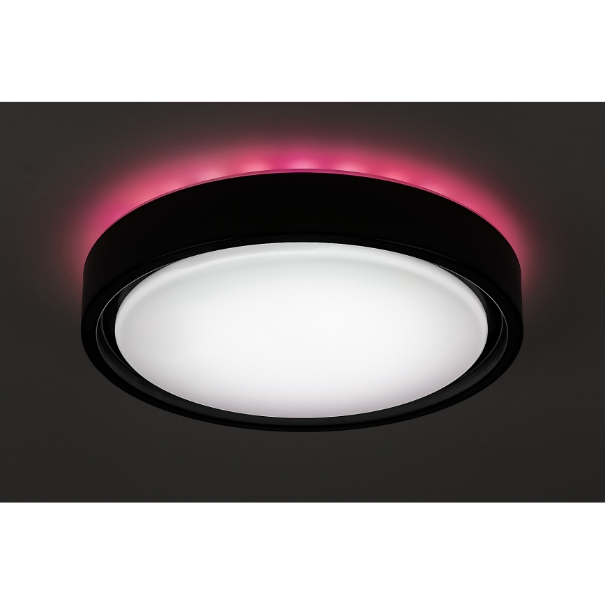 Rabalux - Candeeiro de tecto LED RGB regulável com sensor LED/28W/230V 2700-5000K Ø 36 cm + comando à distância