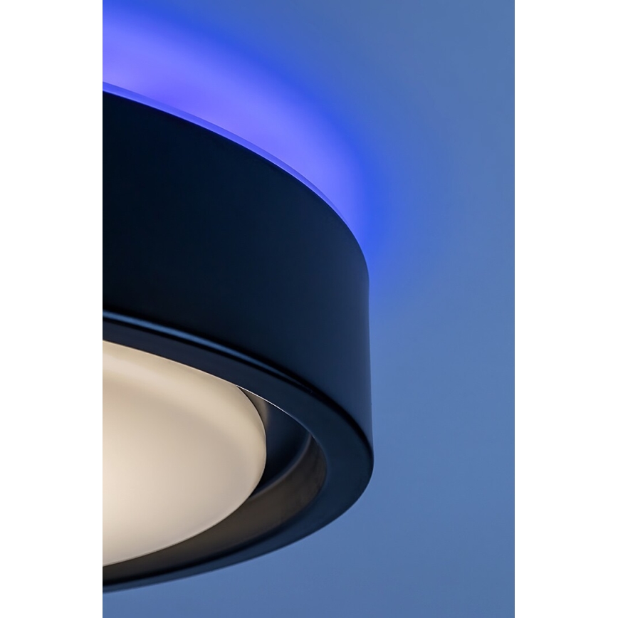 Rabalux - Candeeiro de tecto LED RGB regulável com sensor LED/28W/230V 2700-5000K Ø 36 cm + comando à distância